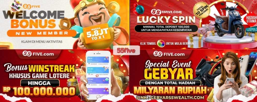 55five login dan daftar